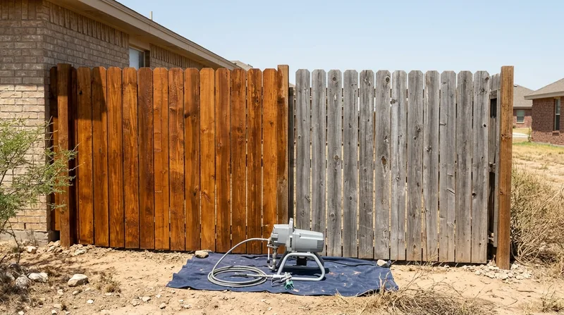 Fence Staining & Restoration Laredo