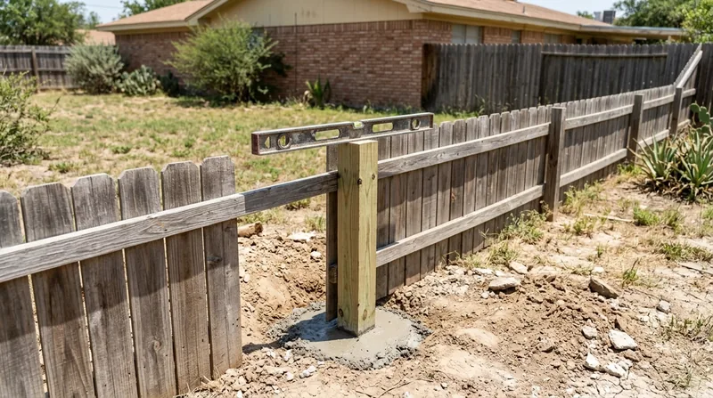 Fence Post Repair & Replacement Laredo